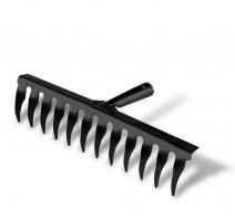 Грабли метал 12 зубьев витые