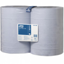 Протирочная бумага голубая TORK UNIVERSAL 2сл, 340м, 1000л, 34х36,9см W1 2/1