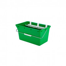 Ведро пластиковое прямоугольное, зеленое UNGER 18л 1/1