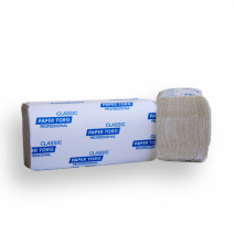 Полотенце бумажное белое PROFESSIONAL PAPER TORG 1сл, 250л, V-сл, 21*23см 20/1