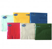 Салфетки бумажные 3сл 24х24 250л/упак DUNI белые