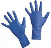Перчатки нитриловые неопудренные 100шт/упак M синие