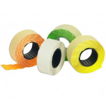 Этикет-лента 26х12 зеленая (5шт/сп) (10 шт.)