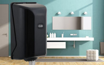 Диспенсер для рулонных бумажных полотенец, Vialli SG1B с центральной вытяжкой