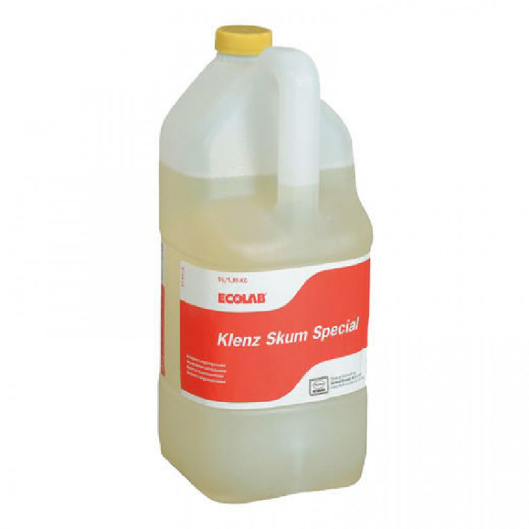 Ecolab Klenz Skum Special концентрированное хлорсодержащее щелочное моющее средство для мытья