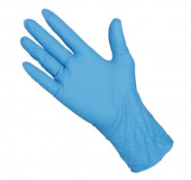 Перчатки нитриловые неопудренные 100шт/упак S синие