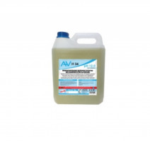 Средство для мытья сантехники 5л AV H-34 для отбеливания и дезинфекции щелочное