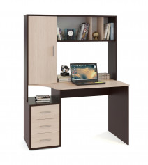 Компьютерный стол Сокол КСТ-16 Венге / Беленый дуб