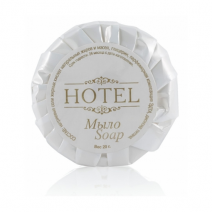 Hotel мыло 20гр плиссе-гофре , БЕЛО-ЗОЛОТОЙ , ТРЕЙД 300/1