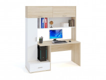 Компьютерный стол Сокол КСТ-17 Дуб Сонома / Белый