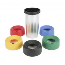 Vileda Ирис контейнер пластиковый с металлизированным покрытием, круглый, 50 л