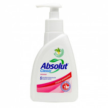 Жидкое мыло антибактериальное НЕЖНОЕ CLASSIC ABSOLUT 250гр 1/15 насос
