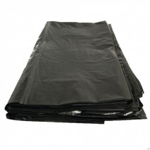 Пакеты для мусора 360л, ПВД, 50шт, пласт, черные, 45мкм, 138*140см 1/2