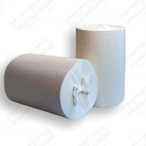 Полотенце бумажное белое с центральной вытяжкой PAPER TORG 1сл, 120м 12/1