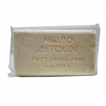 Туалетное мыло ДЕТСКОЕ 100г в обертке 1/90