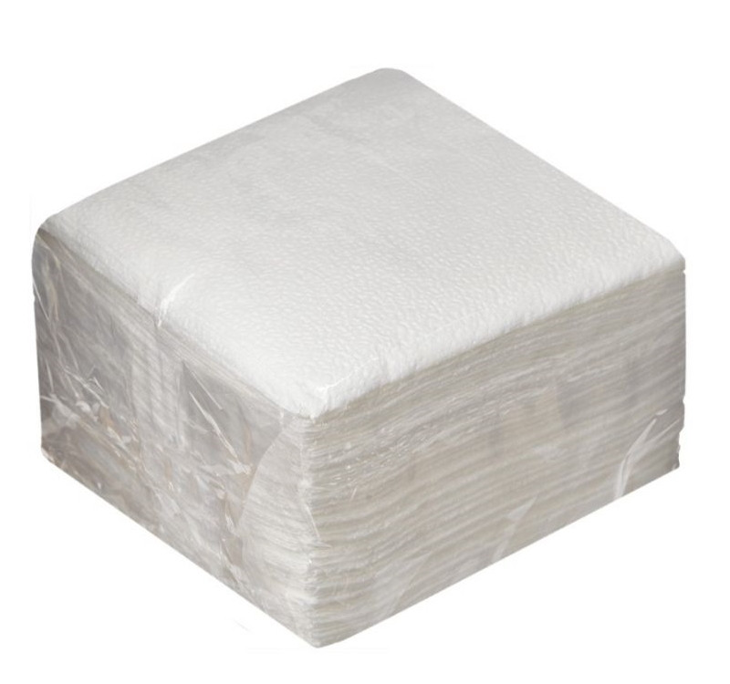 Салфетки бумажные 1сл 24х24 100л/упак белые (э) (48 шт.)