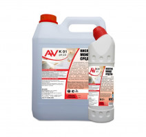 Средство для мытья сантехники 5л AV K-01 для удаления ржавчины и минеральных отложений