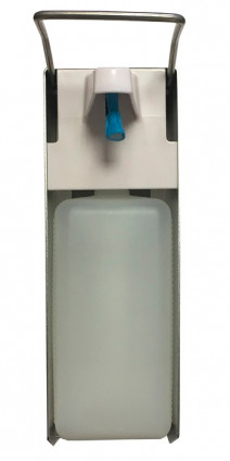 Дозатор локтевой - алюминевый на 1л. (ДЕЗНЭТ)