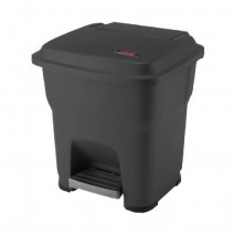 Vileda Гера контейнер пластиковый с педалью и крышкой 35 л 39х39х44 см