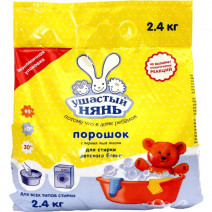 Стиральный порошок для детского белья УШАСТЫЙ НЯНЬ 2,4кг 1/6