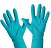 Перчатки нитриловые Manual XN809 сине-зеленые 25пар/упак L
