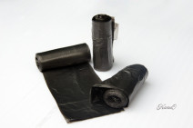 Мешки для мусора 60 литров, ПНД, черные, 20 штук в рулоне.