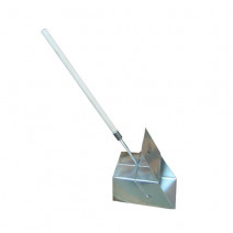 Совок-ловушка оцинкованная сталь большой с деревянной ручкой 1/1