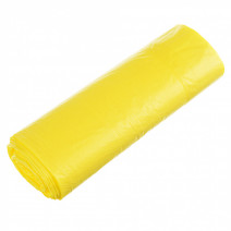Мешки для раздельного сбора мусора 120л Standart NEW желтый, рулон 10 шт