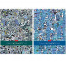 Блокнот А5 на спирали 60л клетка