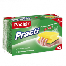 Губки для посуды PACLAN PRACTI PROFI 2шт 1/40