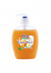 Крем-мыло МОЛОКО и МЕД HELP 300г 1/20 насос