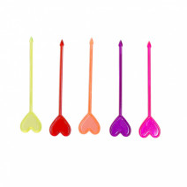 Пика СЕРДЦЕ 85мм пласт. (250шт/уп), Пласт-Лидер 1/35