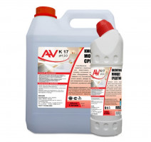 Средство для мытья сантехники 750мл AV K-17 для удаления ржавчины и минеральных отложений