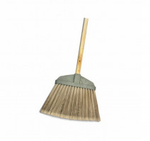 Метла синтетическая плоская с черенком Гардена