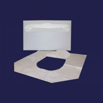 Индивидуальное покрытие на унитаз 1/2сл, бел, 250л 1/10