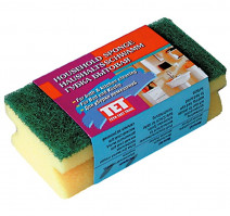 Губка 90х150мм TET с абразивом