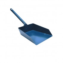 Совок для мусора металлический с короткой ручкой, глубокий 1/15