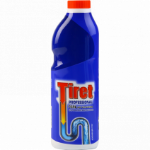Гель для прочистки труб TIRET PROFESSIONAL 1л 1/12