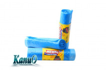 Мешки ПНД с завязками 60 литров, 20шт в рулоне