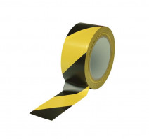 Скотч разметочный 48х36 45 мкм чёрно-жёлтый