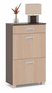 Обувница Сокол ТО-2М Корпус Венге / Фасад Беленый дуб