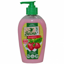 Крем-мыло ЗЕМЛЯНИКА со СЛИВКАМИ ВЕСНА 280гр 1/15 насос