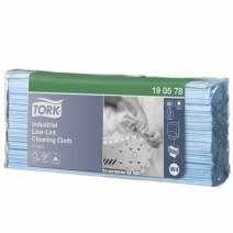 Экстра-безворсовый материал голубой TORK 1сл, 80л, 40*35,5см 1/5