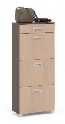 Обувница Сокол ТО-3М Корпус Венге / Фасад Беленый дуб