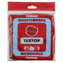 Салфетка микрофибра TEXTOP PREMIUM 30*30см 1/100