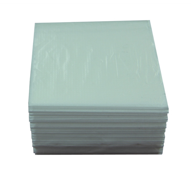 Салфетки бумажные 1сл 24х24 100л/упак белые (э)