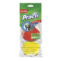 Мочалки для посуды пластмассовые PACLAN PRACTI 3шт 1/50