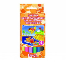 Набор карандашей укороченных 6цв