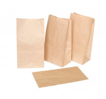 Пакет бумажный 220х120х290мм, крафт 50 г (1000 шт.)