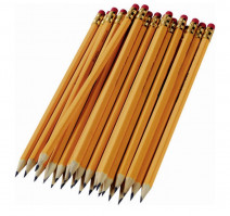 Карандаш чернографитовый с ластиком